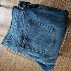 Women's Old Navy Flirt, Straight Leg, Blue, Denim Jeans, Size 16 Regular